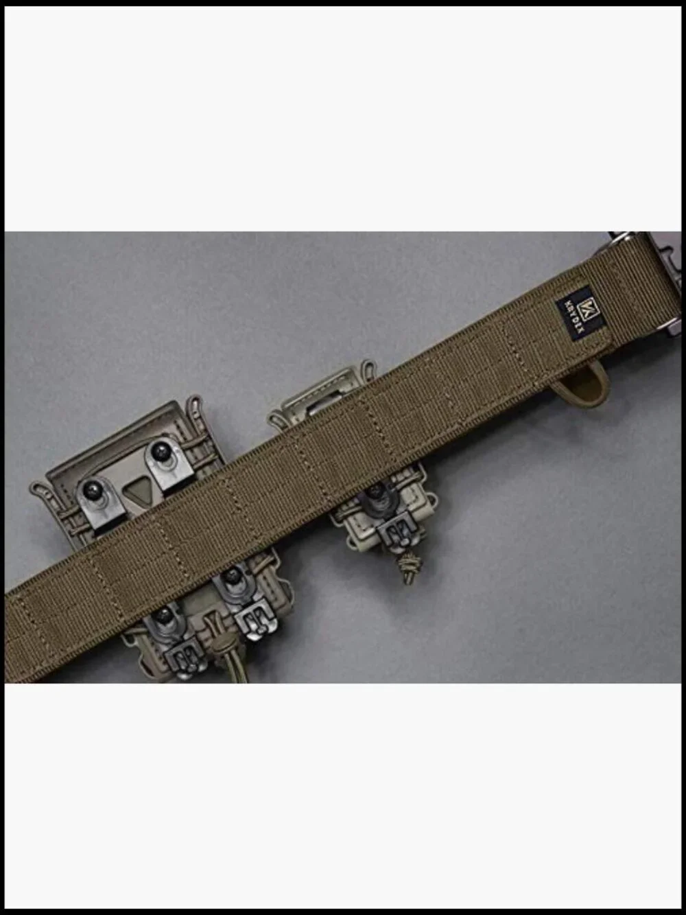 2-in-1 Quick Release Tactical MOLLE Belt with Inner and Outer Belt